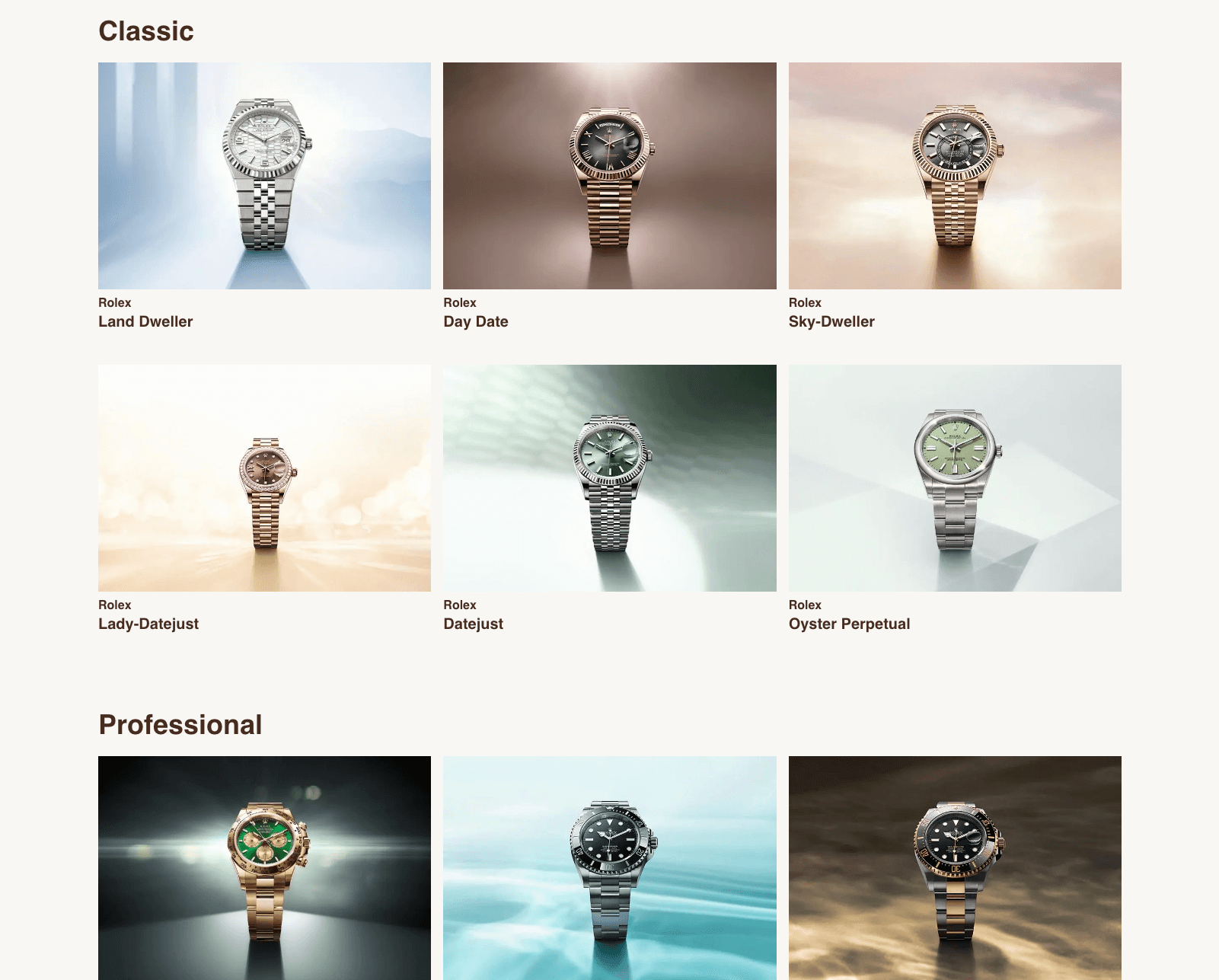 Product Listing